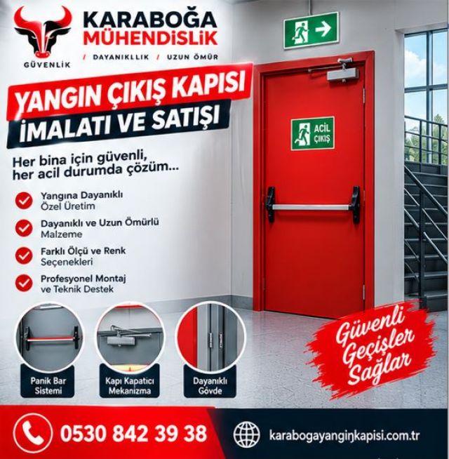 Yangın Kapısı Seçiminde Teknik Özellikler ve Güvenlik Kriterleri