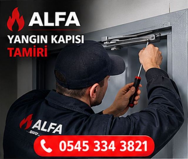 Yangın Merdiveni Kapısı Panik Bar Tamiri | Karaboğa