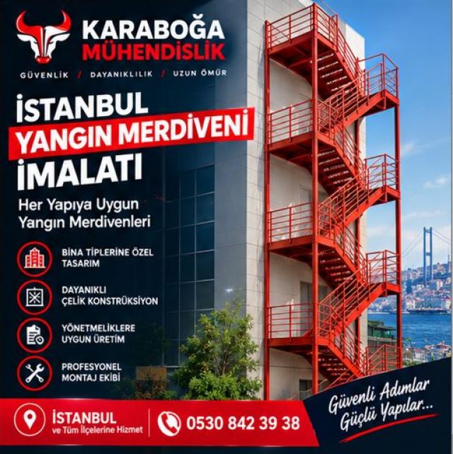 Yangın Merdiveni Modelleri | Z Tipi, Dairesel ve Makaralı